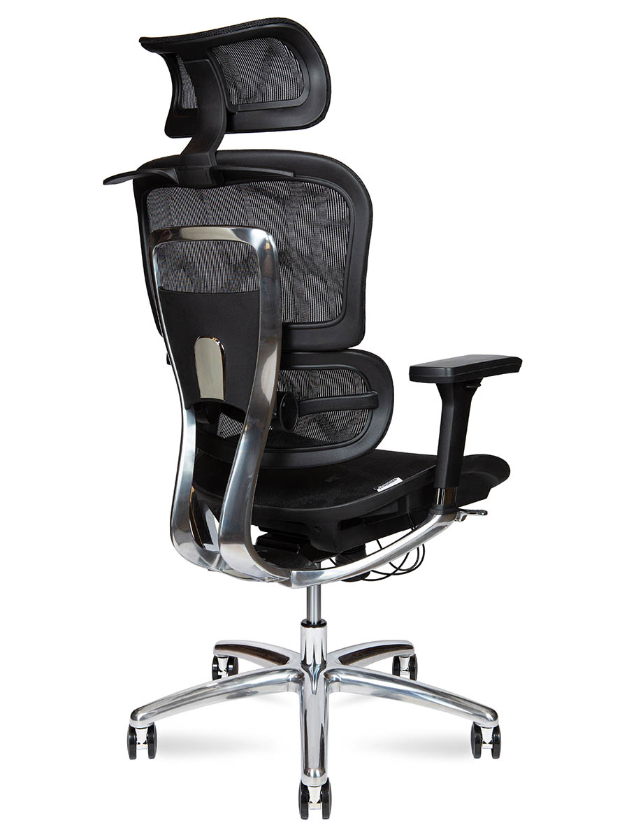 Кресло для руководителя Norden Крон / Kron aluminium black